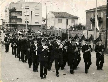La banda nel 1957