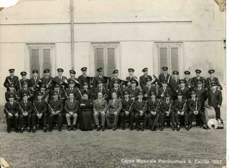 La banda nel 1957